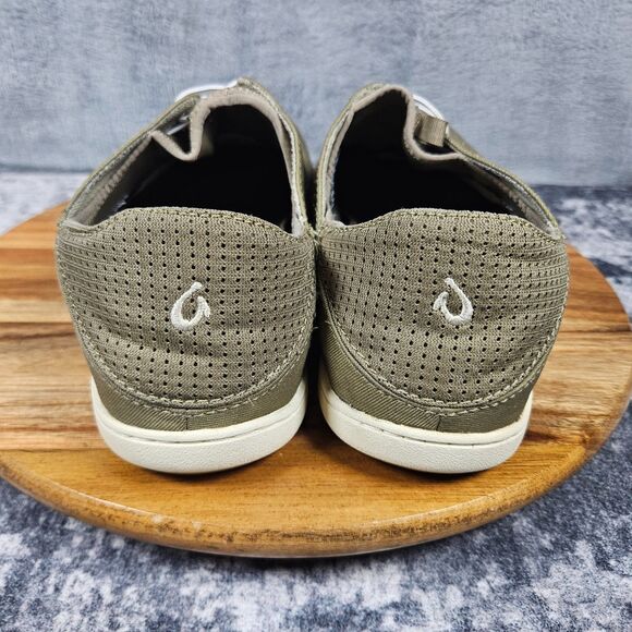 OluKai Nohea Moku Shoes Mens 10 Clay Tapa Mesh Boat Sneakers Casual Comfort main image 7